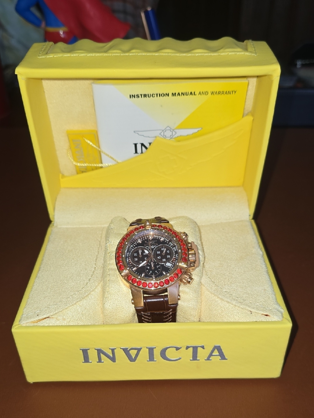 Invicta 18kt Rose Gold Plated  Chronograph Watch